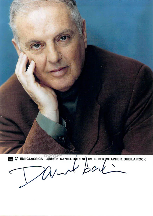 Barenboim, Daniel - Various Autographs - Image 2