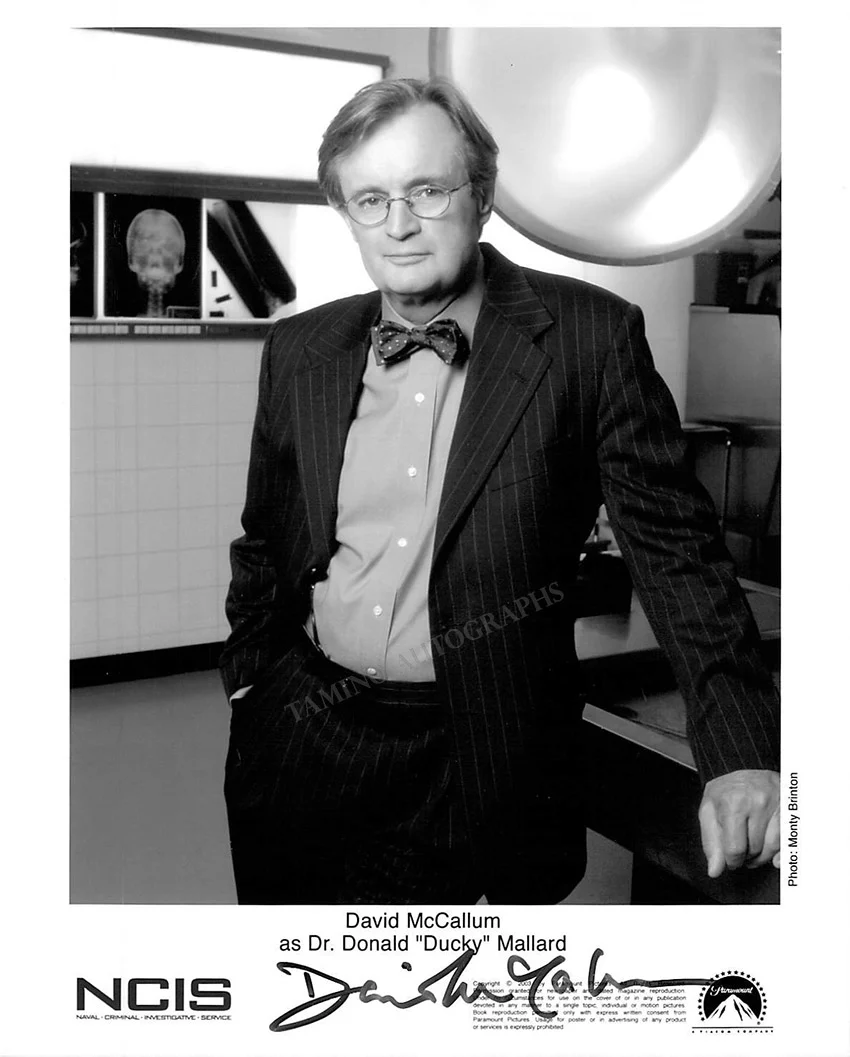 McCallum, David - Signed Photograph