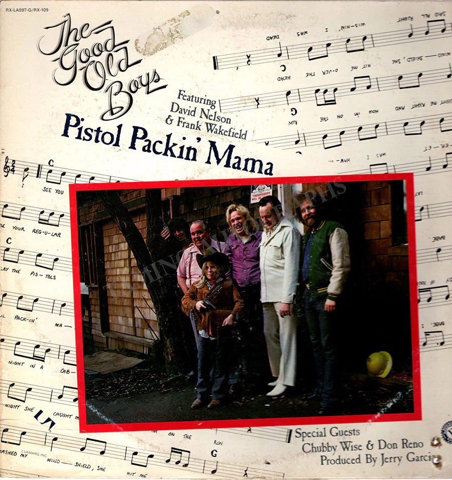 Nelson, David - Signed LP Sleeve "Pistol Packin' Mama" - Image 2