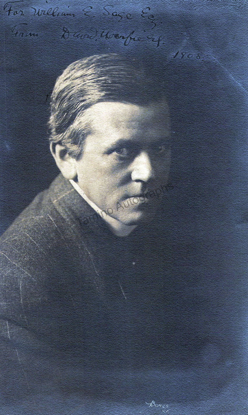 Warfield, David - Signed Photograph 1905