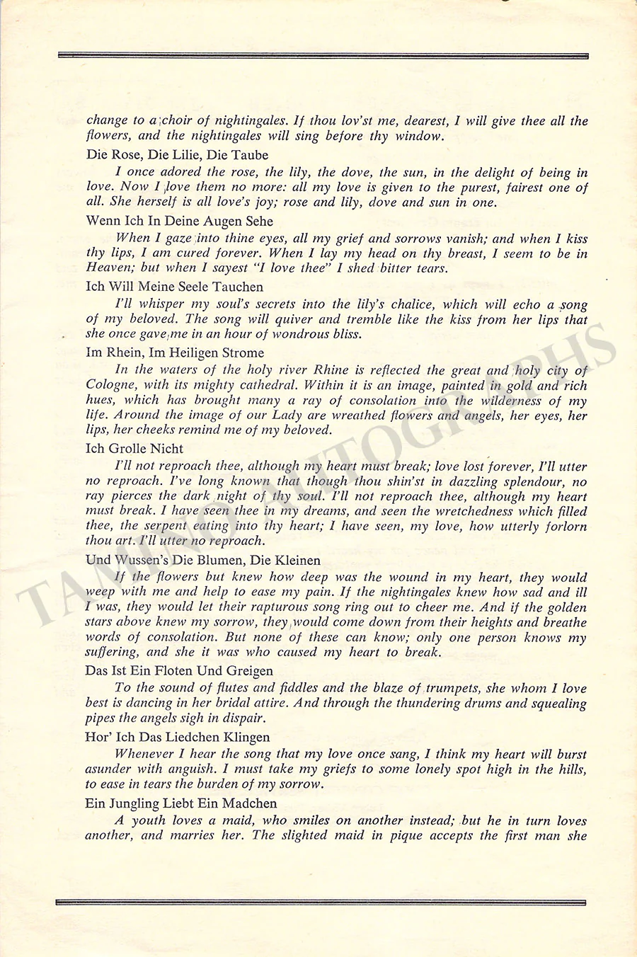 Fischer-Dieskau, Dietrich - Signed Program New York - Image 3