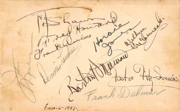 Different Artists - Lot of 15 Signed Album Pages - Image 2