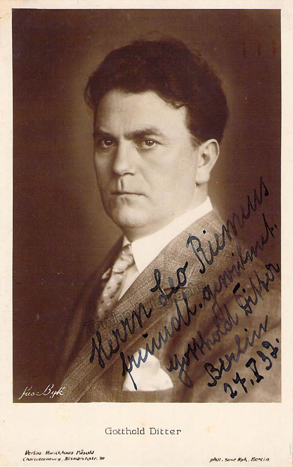 DITTER, Gotthold