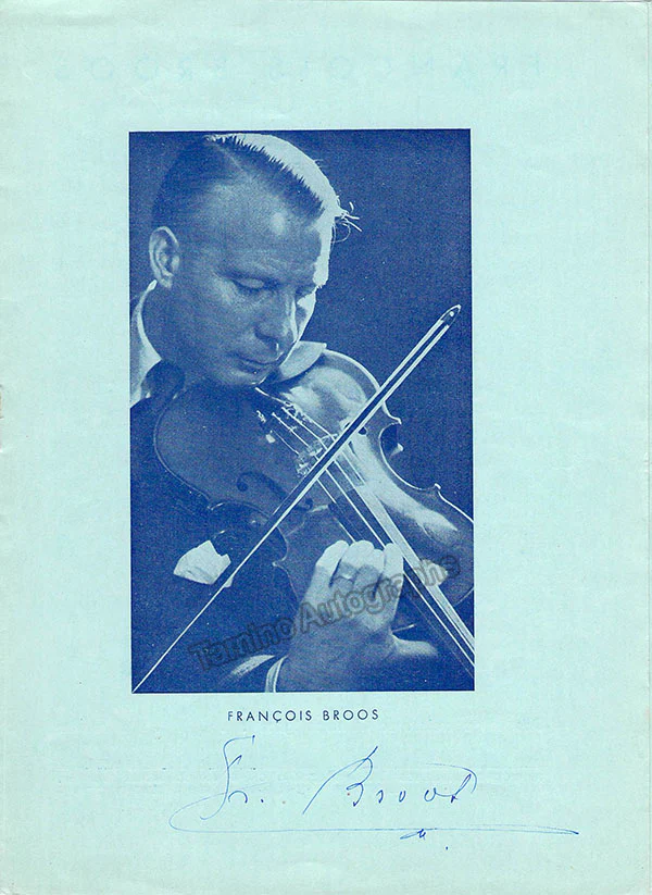 Dobrowen, Issay - Boos, Francois - Double Signed Program Lisbon 1948 - Image 2