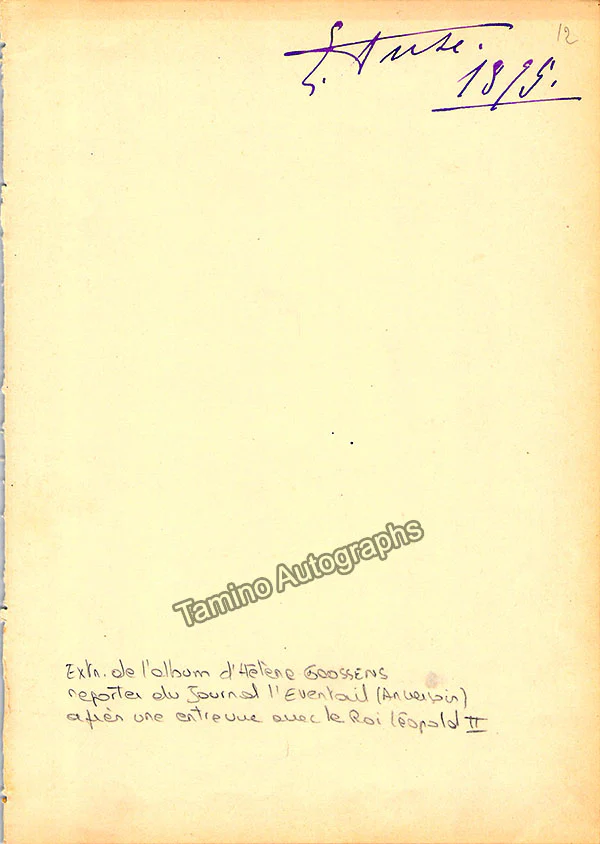 Duse, Eleonora - set of 2 Signed Album Pages + Unsigned Photos