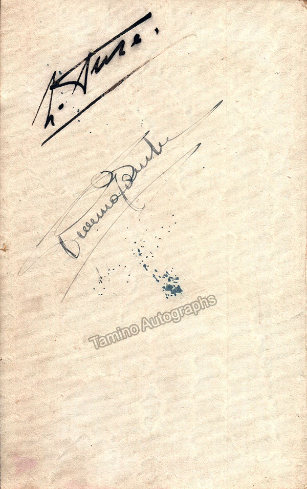 Duse, Eleonora - set of 2 Signed Album Pages + Unsigned Photos - Image 4