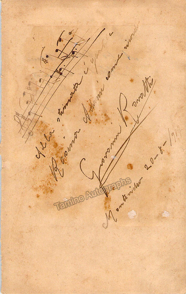 Duse, Eleonora - set of 2 Signed Album Pages + Unsigned Photos - Image 5