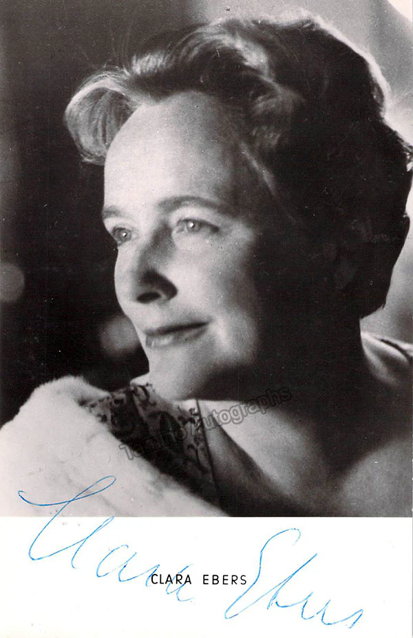EBERS, Clara (Various Autographs) - Image 2