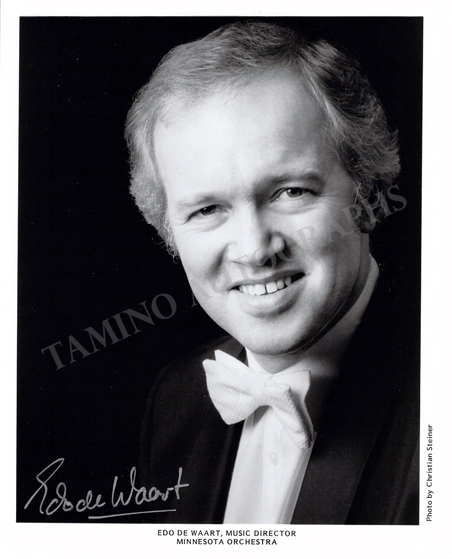 De Waart, Edo - Signed Photograph