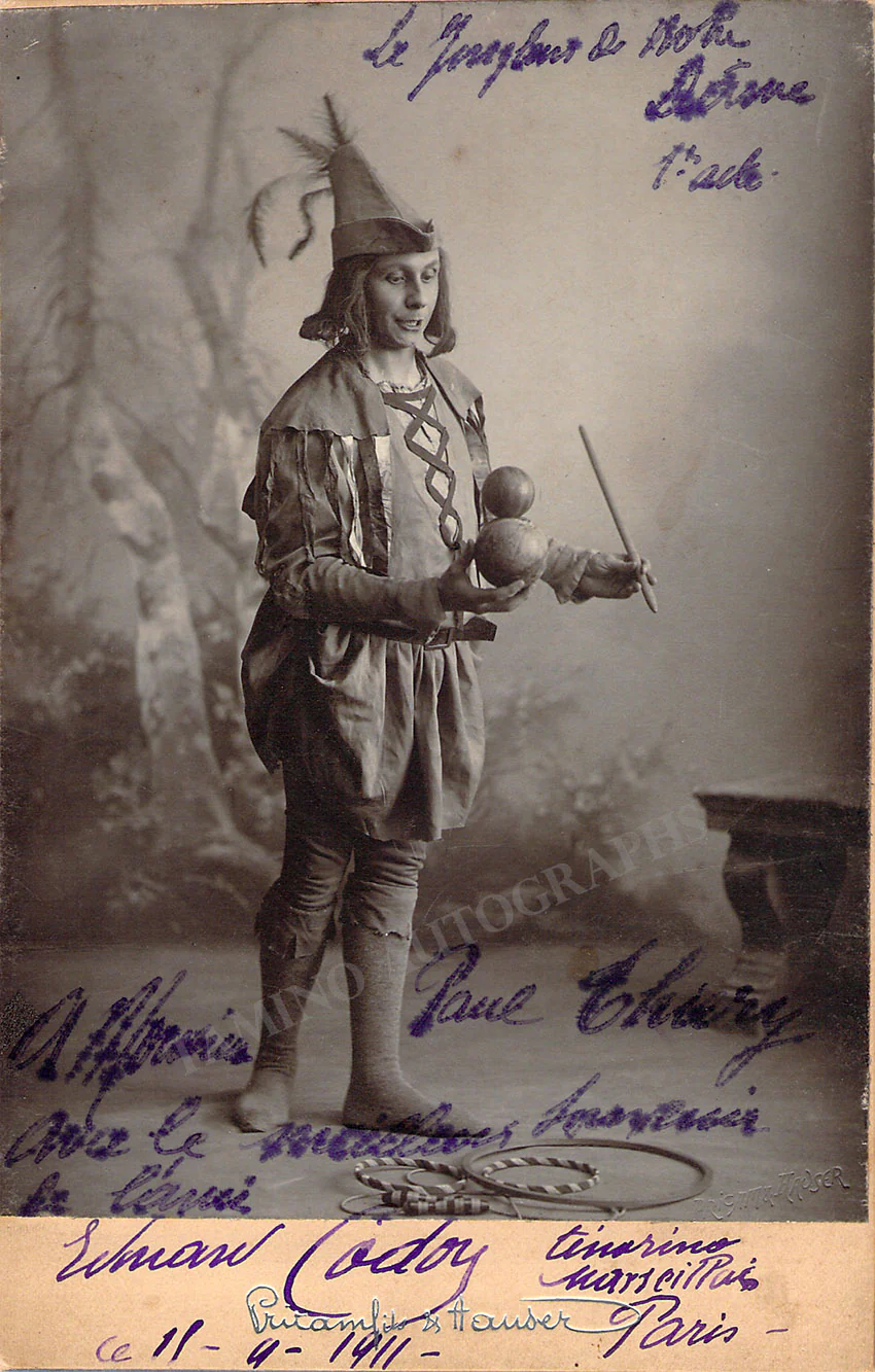 Codou, Edouard - Signed Cabinet Photograph 1911