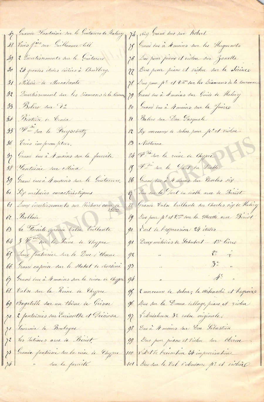 Wolff, Edouard - Signed Document - Image 3