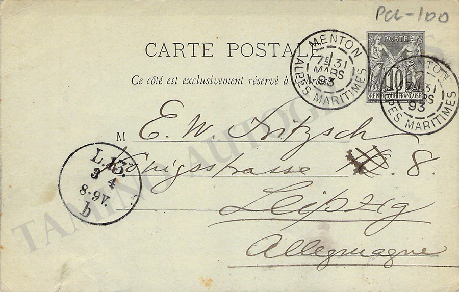 Grieg, Edvard - Autograph Note Signed 1893 - Image 2