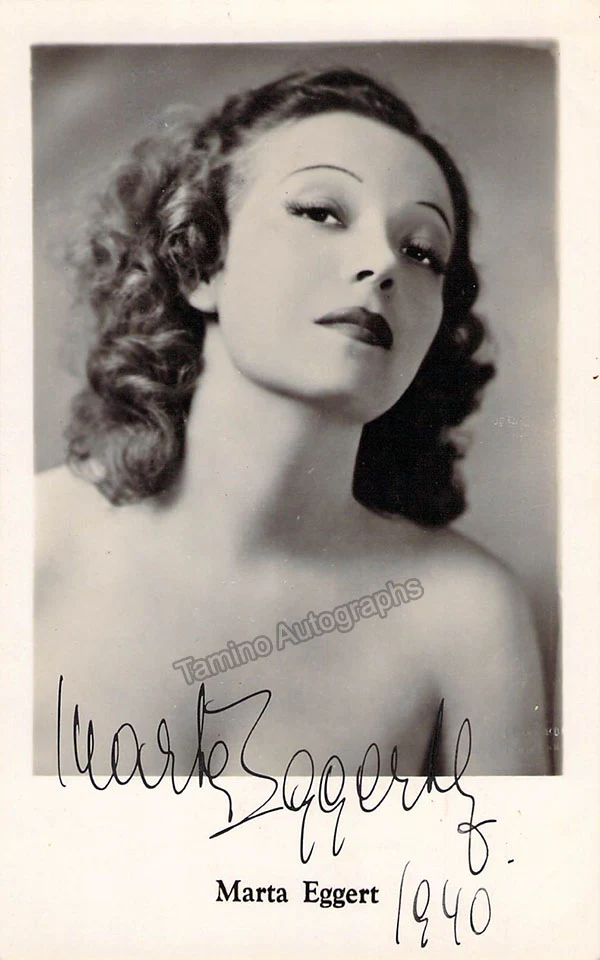 EGGERTH, Marta (Various Autographs) - Image 5