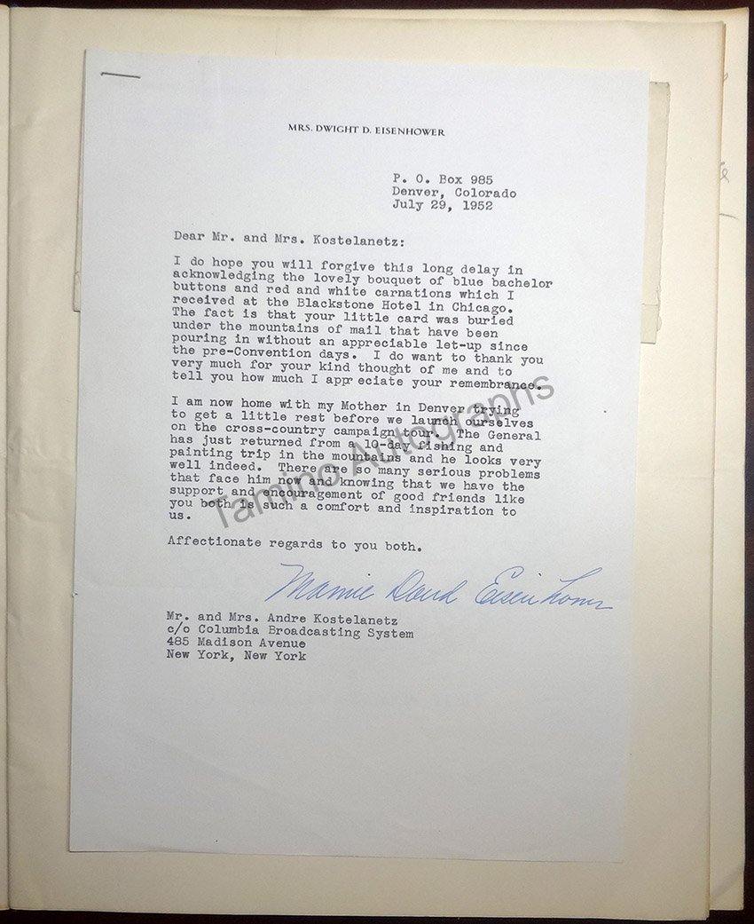 Eisenhower, Dwight - Signed Program for a Dinner in his Honor 1945 - Image 5