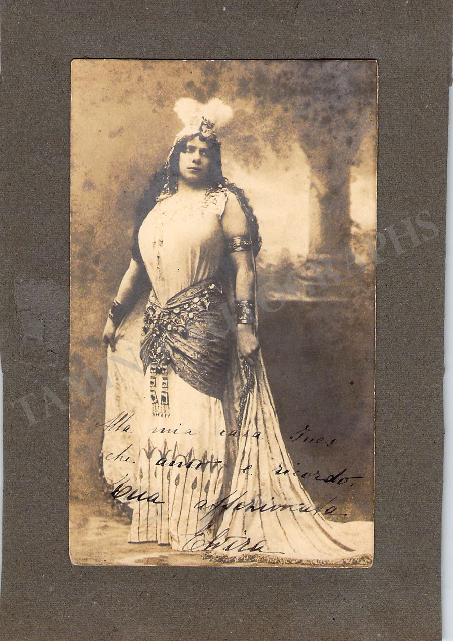 Casazza, Elvira - Signed Photograph in "Aida"