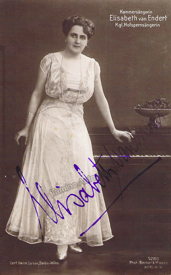 ENDERT, Elisabeth Van (Various Autographs) - Image 4