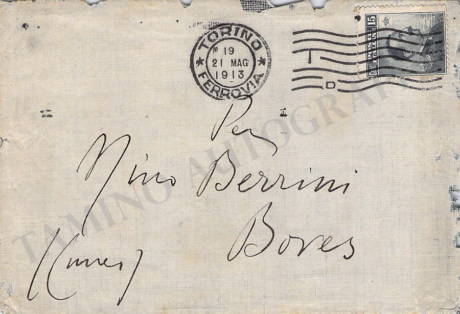 Contessa, Enrico - Autograph Letter Signed 1913 - Image 3