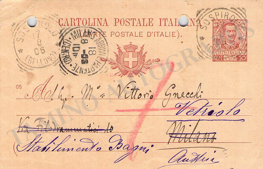 Wolff-Ferrari, Ermanno - Autograph Note Signed 1906 - Image 2