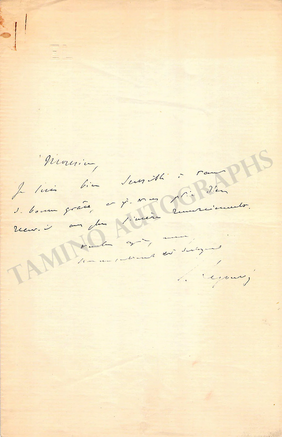Legouve, Ernest - Set of 2 Autograph Letters Signed - Image 2