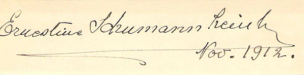 Schumann-Heink, Ernestine - Autograph Manuscripts (Various Options) - Image 4