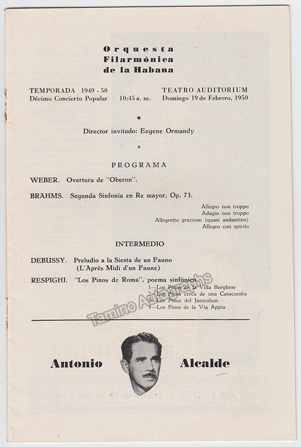 Ormandy, Eugene - Signed Concert Programs (Various Options) - Image 4