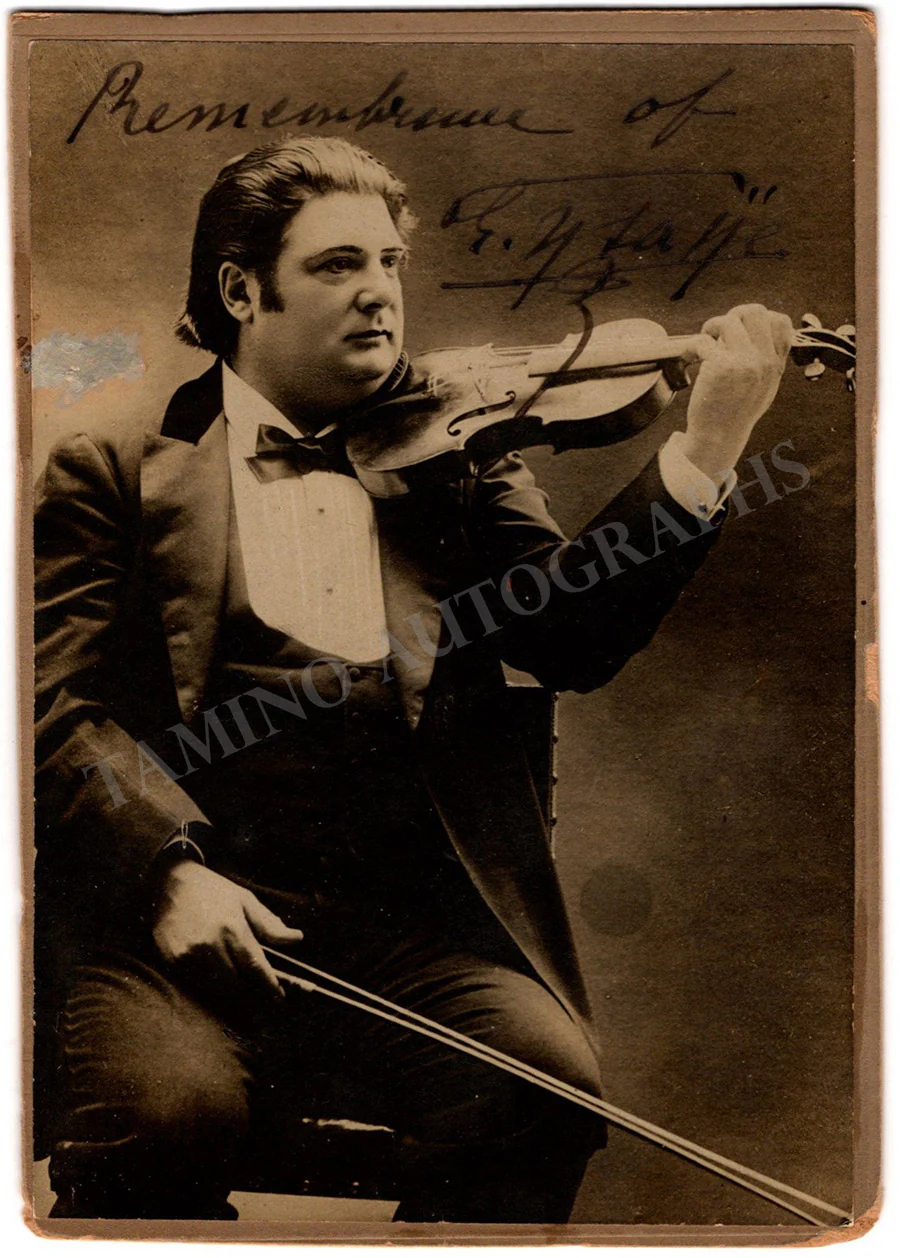 Ysaye, Eugene - Signed Vintage Photograph