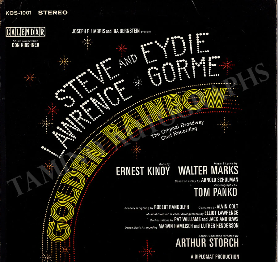 Gorme, Eydie - Lawrence, Steve - Signed LP Record "Golden Rainbow" - Image 2