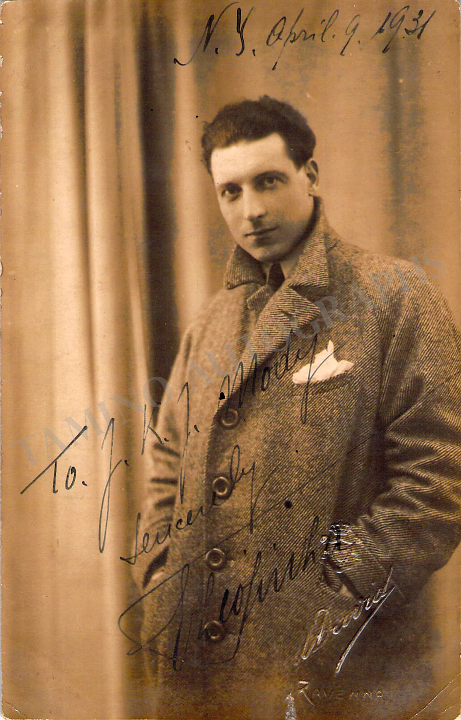 Pinza, Ezio - Various Autographs - Image 9