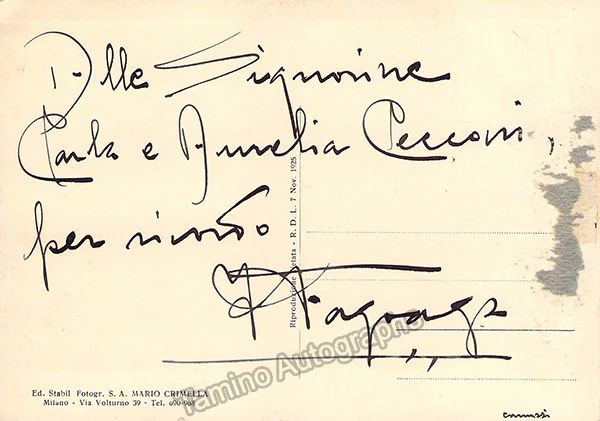 FAGOAGA, Isidoro (Various Autographs) - Image 7