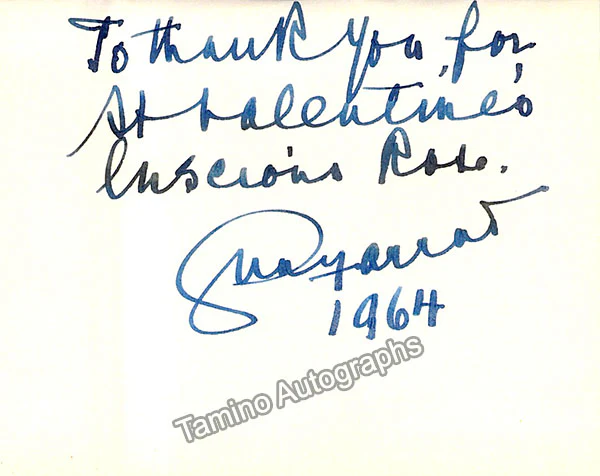 Farrar, Geraldine - Lot of Autograph Letters and Autograph Notes Signed + Signed Card - Image 6