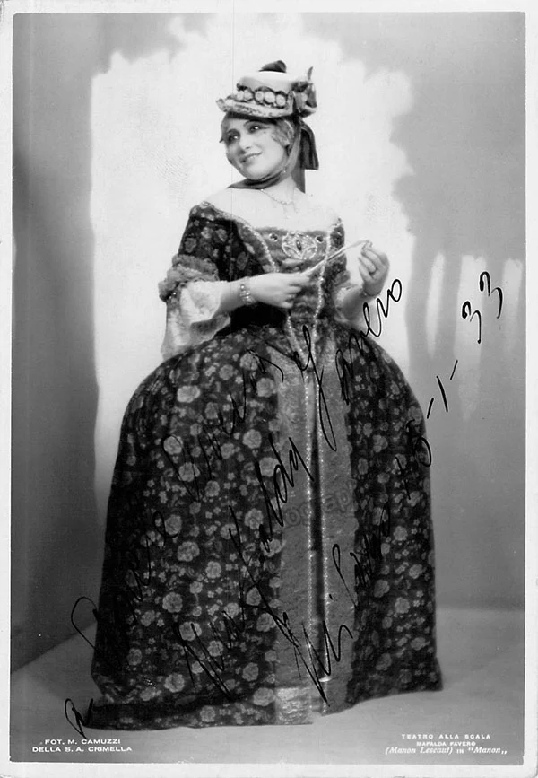 FAVERO, Mafalda (Various Autographs) - Image 2