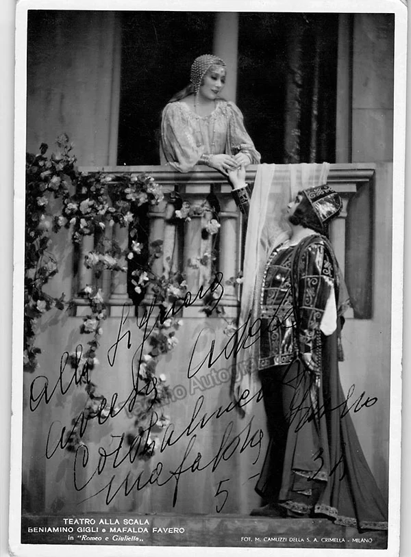 FAVERO, Mafalda (Various Autographs) - Image 3