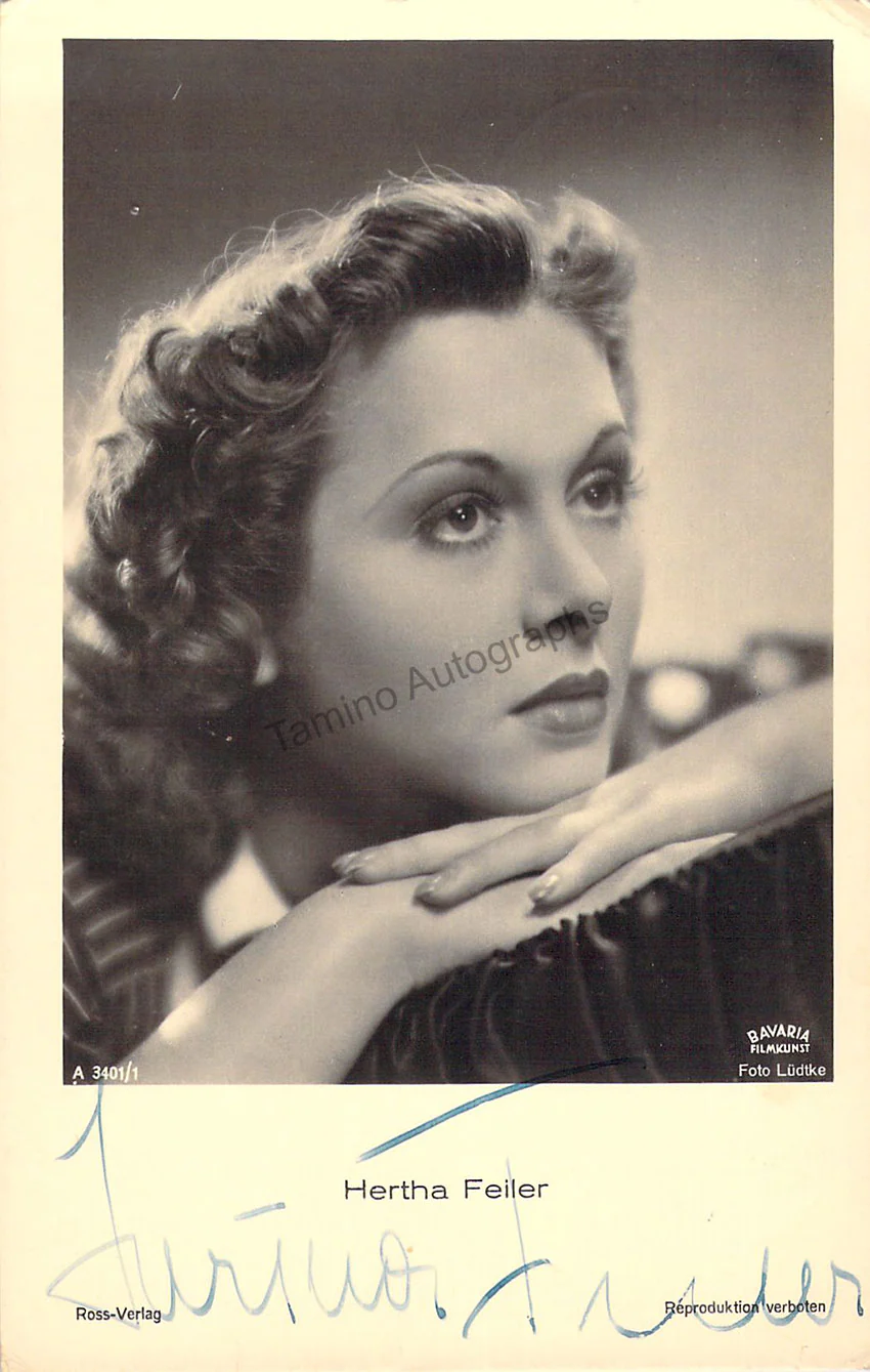 Feiler, Hertha - Signed Photograph