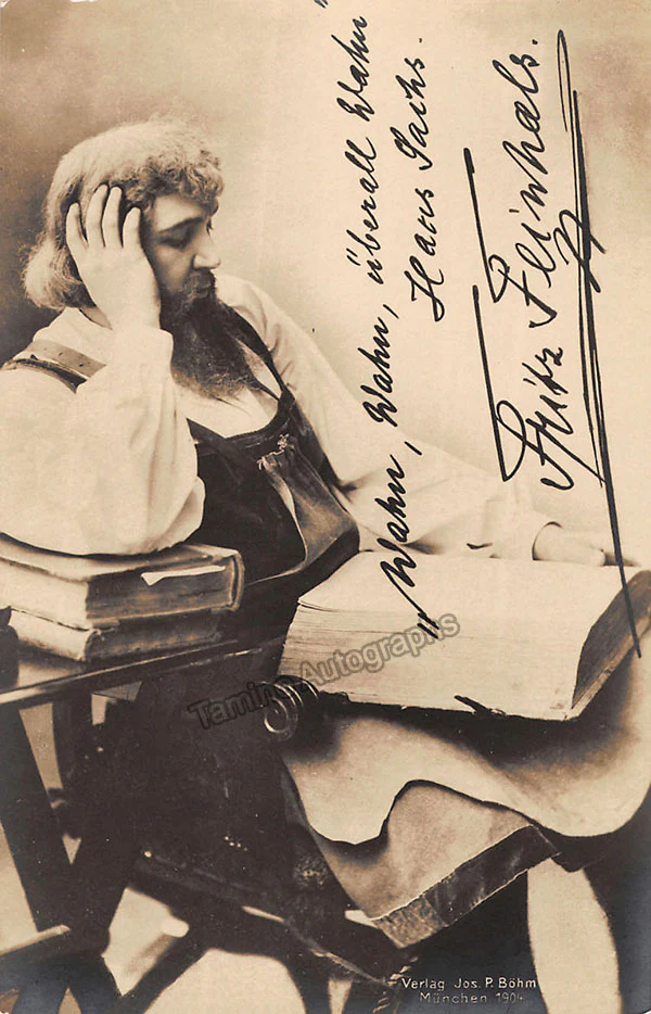 FEINHALS, Fritz (Various Autographs) - Image 13