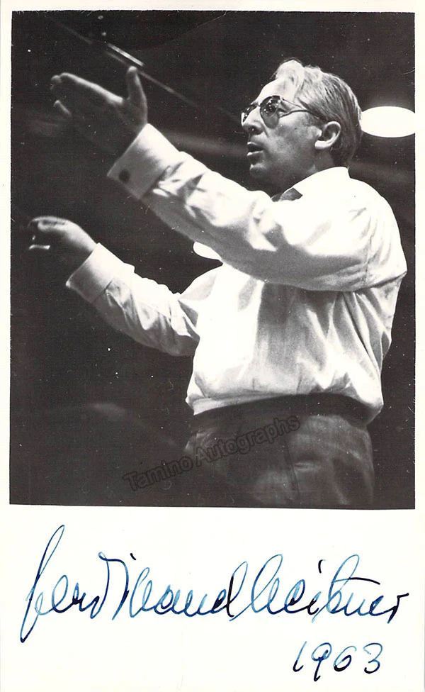 Leitner, Ferdinand - Various Autographs - Image 6