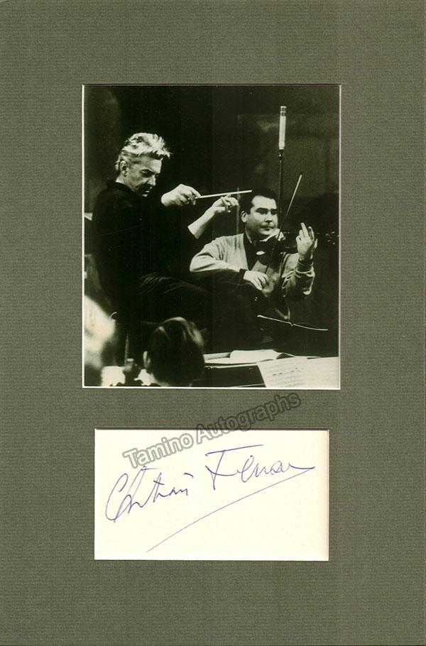 Ferras, Christian - Signed Card + Photo