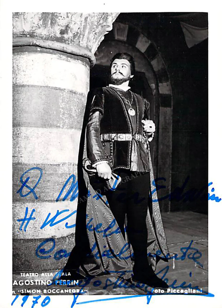 FERRIN, Agostino (Various Autographs)