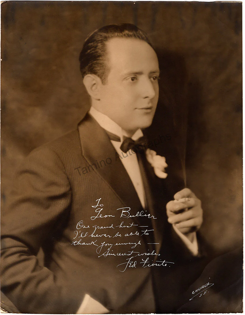 Fiorito, Ted - Large Photograph Signed