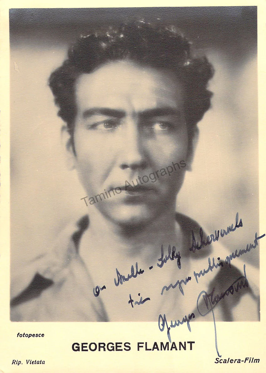 Flamant, Georges - Signed Photograph
