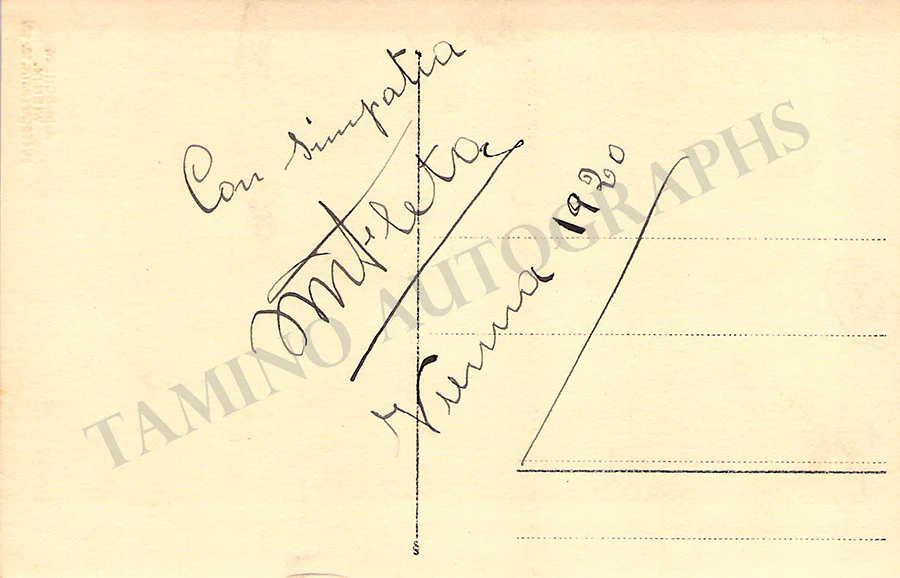 Fleta, Miguel - Signed Postcard Photograph - Image 2
