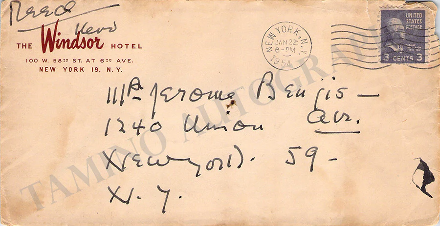 Reed, Florence - Autograph Letter Signed 1922 - Image 3