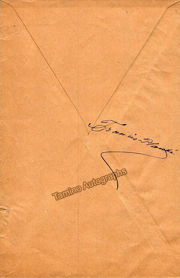 Plante, Francis - Signed Envelope - Image 2