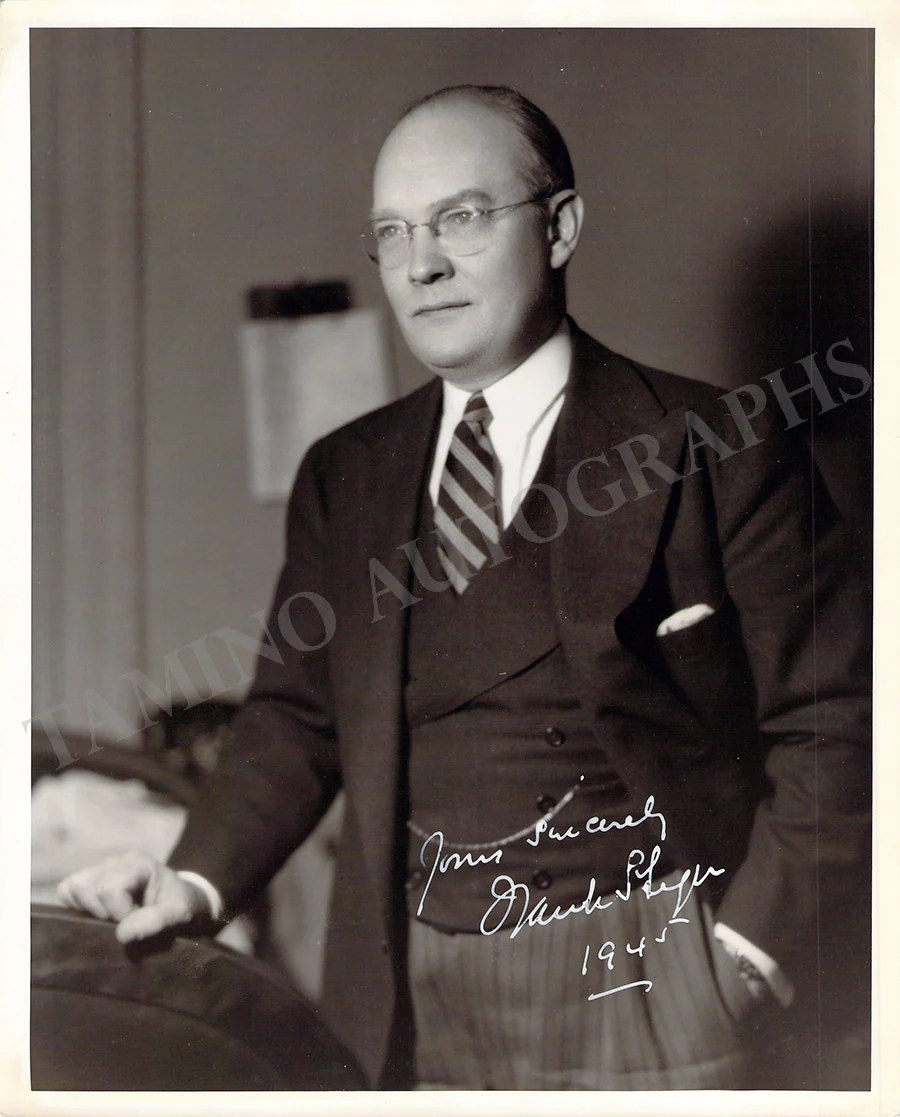 St. Leger, Frank - Signed Photograph 1945
