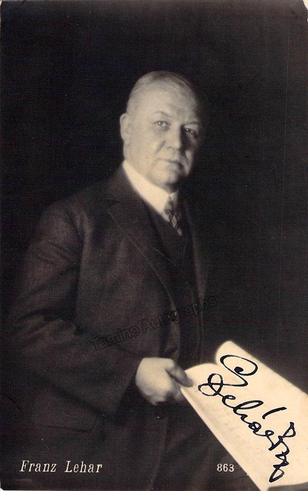 Lehar, Franz - Various Autographs - Image 2