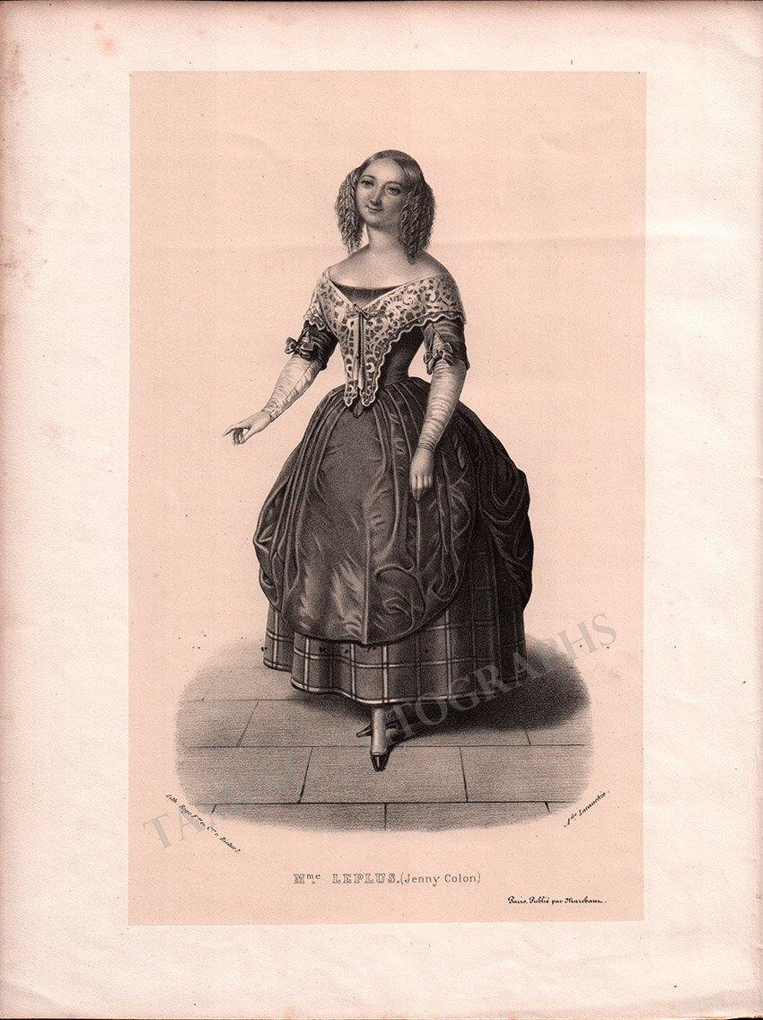 French Female Actresses and Singers - Set of 29 Original Lithographs ca. 1841-1842 - Image 3