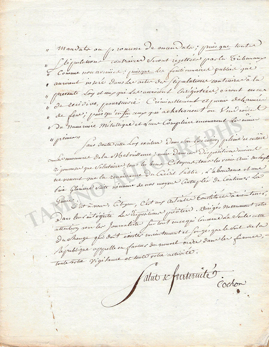French Revolutionary, First Republic & Empire Collection of 40 Signed Documents - Image 13