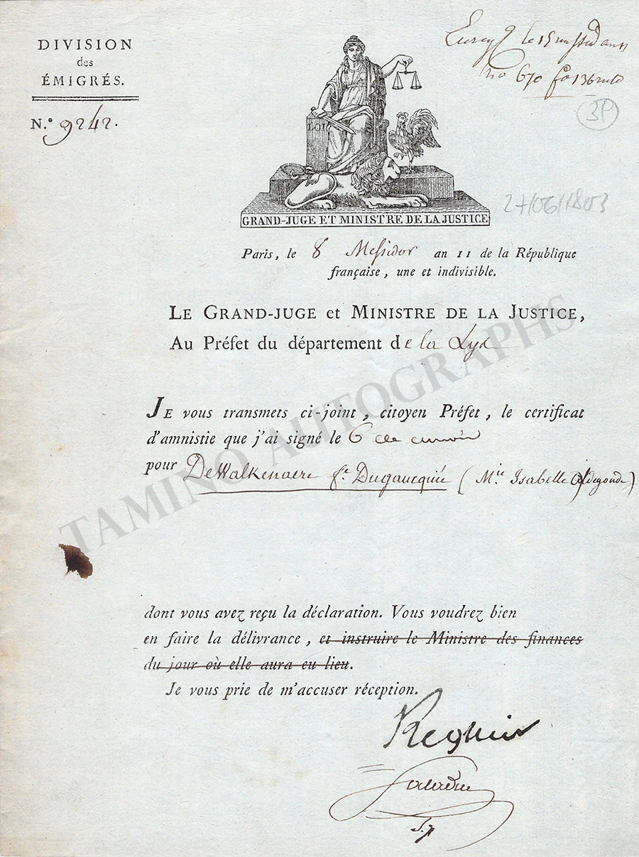 French Revolutionary, First Republic & Empire Collection of 40 Signed Documents - Image 18