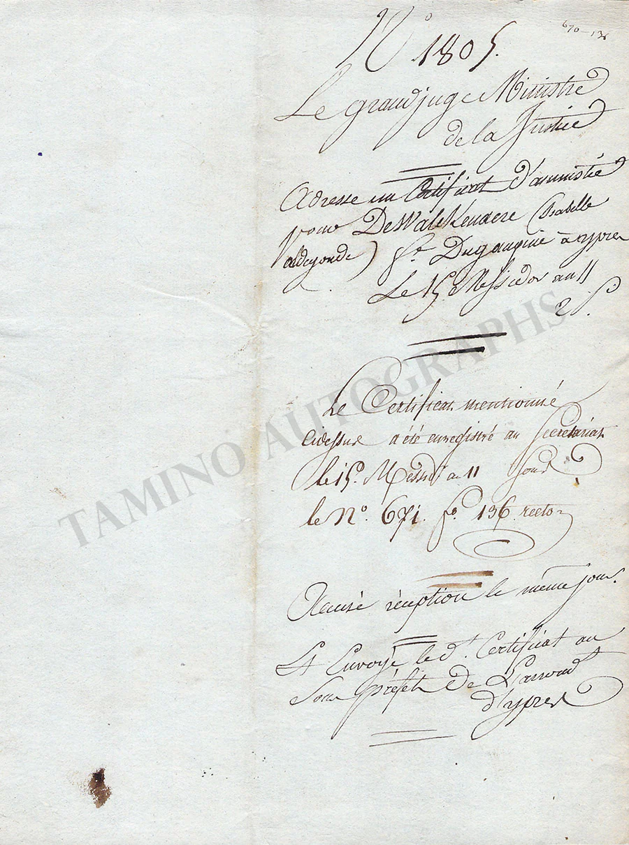 French Revolutionary, First Republic & Empire Collection of 40 Signed Documents - Image 19