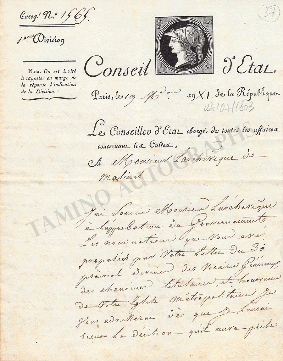 French Revolutionary, First Republic & Empire Collection of 40 Signed Documents - Image 41