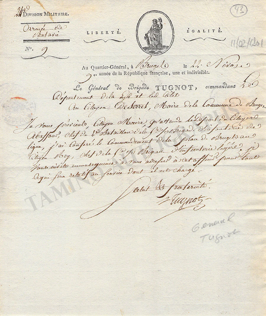 French Revolutionary, First Republic & Empire Collection of 40 Signed Documents - Image 45